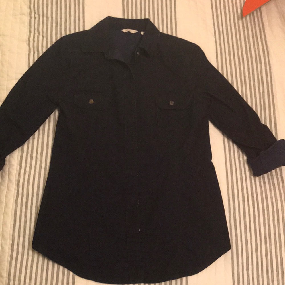 CATO Blue corduroy button down